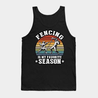 Fencing Is My Favorite Season Tank Top